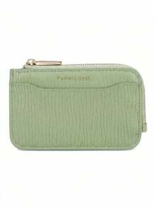 Pomelo Best Color Block Leather Zipper Card Holder Multi Card Slots Slim Mini Wallet For Women,Wallets For Women - Multicolor - View 11