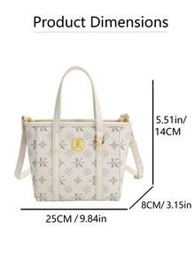 1pc Women's Handbag, PU Leather Crossbody Bag With Adjustable Shoulder Strap, Suitable For Daily Commuting, Dating, Shopping, Handbag, Tote Bags - Multiple Styles - View 8