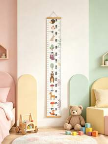 Height Measurement Wall Sticker For Kids Room Wall Decor Cartoon Graffiti Height Chart Removable Height Ruler - Multicolor - View 1