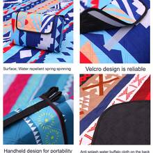 Picnic Mat Outdoor Camping Ground Cloth Waterproof Washable - Dark Red - View 5
