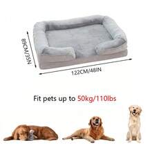 Pet Sofa - Light Grey - View 3