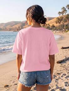 Women T-Shirts - Pink - View 4