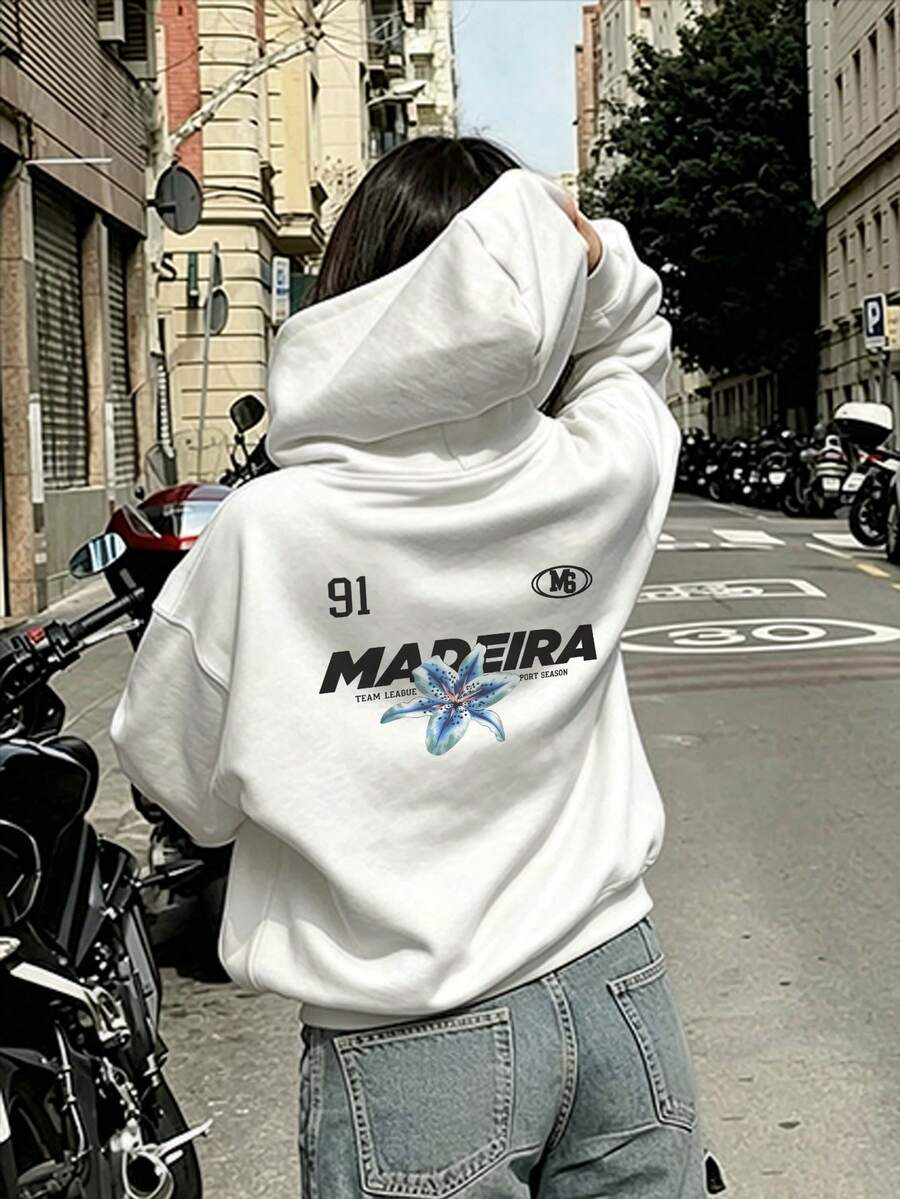 夏季寬鬆上衣,簡約趣味Y2K風格日常百搭,休閒時尚運動裝 - 白色11 - 查看 1