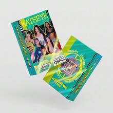 124pcs Kartu Laser Terlaris Total Chain KATSEYE Star Collection Cards Stiker Kecil Dua Sisi LOMO Flash Cards Boxed K-Pop Army Merch Photocard Photo Card Holder - kartu - View 7