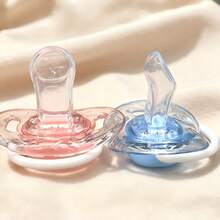 2pcs TRITAN Baby Pacifiers With Storage Box, Day And Night Use, 2 Styles Available: Round And Orthodontic Pacifiers, Baby Pacifiers With Storage Box - Multicolor - View 5