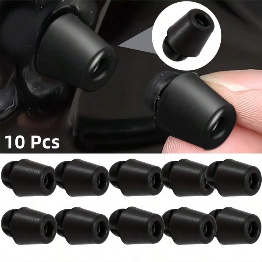 10pcs Universal Car Body Cushion Pads, Protect Car Doors And Hood, Reduce Vibration Noise, Easy To Install And Fit