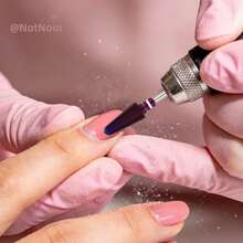 NotNoot 1pc Purple Professional Full Carbide Nail Drill Bit, Electric Nail File, Cutting & Polishing Base Gel Nail Tool - Purple - View 3