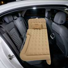 SHIOUCY Lit gonflable pour voiture - Beige - Voir 1