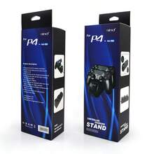 P4 Charging Base, 2H Fast Charging, LED Status Indicator Light, ABS Material, Black, Exclusive Charging Station For Gamers - Black - View 6