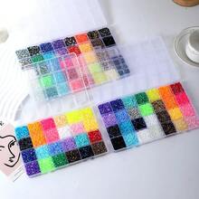 YONGNING 24/28/42 Colors 3mm Flat Back Crystal Rhinestone Set, Multi-Color Handmade Gemstone Kit. Sparkling Gemstone Materials Suitable For DIY, Clothing And Shoe Decoration - Rich Mixed Color Palette. - 40 Slots - View 5