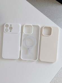 3件組大孔磁吸手機殼，快速更換，相容 iPhone 11/11 Pro Max/12/12 Pro/12 Pro Max/13/13 Pro/13 Pro Max/14/14 Pro/14 Pro Max/14 Plus/15/15 Pro/15 Pro Max/15 Plus/16/16 Pro/16 Pro Max/16 Plus/17/17 Pro/17 Pro Max - 彩色 - 查看 2