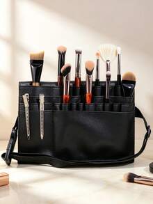 Professional Makeup Artist Waist Bag, Portable Makeup Brush Storage Bag With Large Capacity, Multiple Slots And Adjustable Waist Strap, Makeup Bag (Makeup Brushes Not Included) - Multicolor - View 10