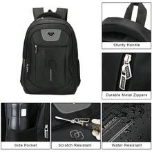 Lightweight Laptop Backpack – Anti-Scratch Fabric, Air-Mesh Back Panel & Adjustable Straps, Perfect Commuter Companion For Work, Uni Or Weekend Getaway - View 2