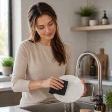 10pcs Set - Black & Light Gray Microfiber Kitchen Cloths - Highly Absorbent, Soft & Easy To Clean; Suitable For Cleaning Glass, Stovetop, Cookware, Faucet, Appliances, Car And Kitchen, Bathroom And Home - Multicolor - View 4