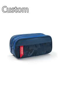 Personalized Double-Layer Pencil Case, Customizable Text Stationery Storage Pouch With Name, Large Capacity Pencil Box For School And Office, Back To School - Multicolor - View 11