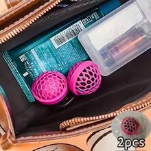 1pc Makeup Sponge Storage Box With Built-In Dust-Absorbing Ball, Travel Portable Makeup Egg Dust-Proof Protective Cover - Multi-color - View 7
