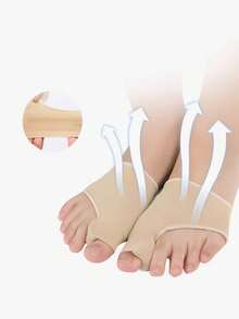 2pcs Toe Protection Set: Unisex Nighttime And Home Foot Care Tools - Hand Washable - Toe Friction Separator, Suitable For Runners, Easy To Wear Foot Protection Set - A - View 7