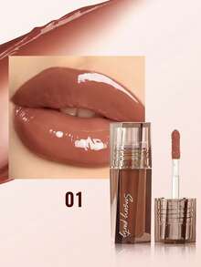 Pudaier 4-Piece Set Moisturizing Mirror Lip Gloss, Fresh Non-Greasy Texture, Long-Lasting Shiny Liquid Lipstick, Gift For Women - 4PCS SET - View 5