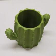 1pc Creative Multifunctional Fashionable Cute Cactus Pen Holder, Suitable For Students And Office, Can Also Be Used As Storage Box And Organizer - Multicolor - View 12
