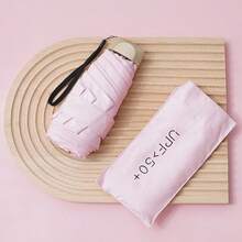 Compact Black Vinyl Sun Protection Capsule Folding Umbrella, Essential For Students And Outdoor Use - Jinbing Capsules - View 5