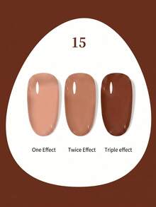 Hassleless 1pc 0.5oz (15ml) Translucent Nude Pink Gel Nail Polish - Use LED Nail Gel, Create Long-Lasting Nails In Minutes, Suitable For All Seasons - Multicolor - View 23