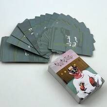 1套阿拉伯卡牌遊戲，快節奏互動派對卡牌遊戲，適合露營戶外旅行，便攜式家庭桌遊破冰遊戲，適用青少年與成人，理想節日禮物 - 彩色 - 查看 5