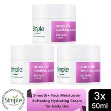 Simple Smooth+ Soothing Water Cream 3x50ml - Vitamin C - View 1