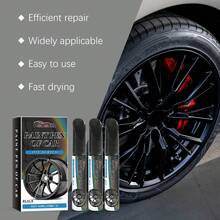 Homonth - Lápiz Reparador de Arañazos para Ruedas de Coche, Lápiz para Retocar y Eliminar Arañazos de Pintura de Coche - A - Ver 4