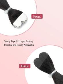 10Pcs Mini Tape In Hair Extensions Human Hair 14inch Blond Straight Human Hair Tape In Hair Extensions Invisible Silky Hair Seamless Skin Weft Human Hair Extension 10g Lightweight Tape Ins Easy To Wear For Daily &Party&Wedding - Multicolor - View 5