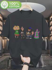 Día del Tentáculo - COMBO 4 Camisetas de Lujo para Hombre, Regalos para Novio, Camisetas con Gráficos de Anime - Negro - Ver 1