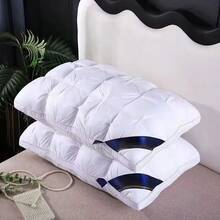 2-Pack Breathable, Ultra-Thin And Soft Pillows In Vacuum-Sealed, Compressed Packaging With Thin To Medium Softness And Removable, Washable Pillowcases. - Weiß-2 Stück - 查看 5