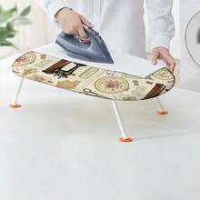 1 buah Sarung Papan Setrika Cetak Datar 2D dengan Berbagai Pilihan Pola, Tahan Panas, Tepi Elastis, Pengganti Sarung Pelindung Papan Setrika untuk Penggunaan Mencuci Pakaian di Rumah - A - View 40