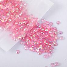 YONGNING 多色透明 AB 樹脂非熱熔水鑽 3-5mm 平底樹脂水晶 DIY 裝飾套組 - 3mm 3100pcs - 查看 19