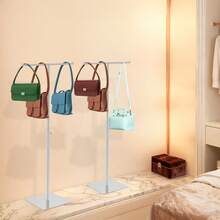 YUNRUX Handbag Stand, T-Shaped Adjustable Metal Handbag Holder, Handbag Rack With Two Hooks - 2pcs - View 8
