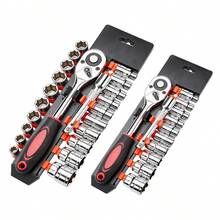12件夾式扳手套組 耐用鋼製 1/4" 驅動 延長桿設計 白色/紅色/黑色 非電動 可互換設計 適用於汽車維修與工業用途 DIY愛好者與專業人士的理想選擇 - 維修套裝 - 查看 3