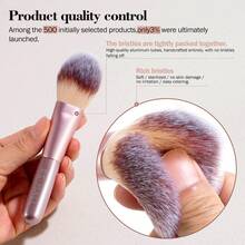 BS-MALL 14pcs Professional Makeup Brush Set, Personalized Makeup Tools, Foundation Eye Shadow Makeup Brushes, Foundation Sponge Set - Pink - View 3