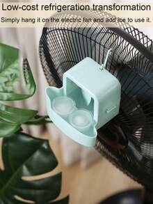 1 Set [5pcs] Portable Cooling Fan, No Electricity Required For Fast Cooling, Easy Installation For Home/Office/Outdoor, Office, Outdoor - Multicolor - View 9