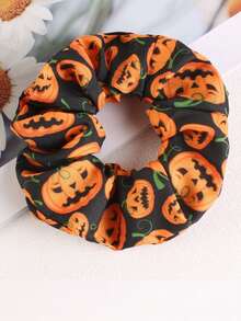 30pcs/Set Halloween Ghost Pumpkin Skull Elastic Hair Bands, High Quality Hair Accessories Suitable For Men And Women, Holiday Party Game Cosplay Decoration, Exquisite Halloween Gift - Multicolor - View 7