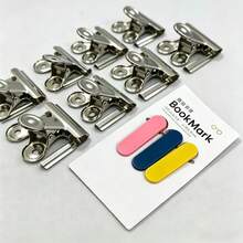 1pc Reading Bookmark | Automatic Page-Turning Tracking Function | Innovative Soft Silicone Portable Fashion Minimalist Multi-Functional Bookmark Clip, Can Be Used As Backpack, Item Transport Tool, Suitable For Versatile, Travel, Office Supplies - Multicolor - View 12