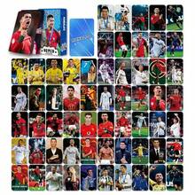 92件套（60張照片卡 + 32張貼紙）高畫質照片卡，Ronaldo Lomo卡，足球明星收藏卡，足球肖像卡，高畫質雙面貼紙與支撐卡，粉絲周邊，收藏品，適合粉絲生日 - 彩色 - 查看 3