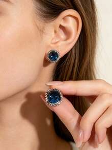 1 Pair Of Fashionable Personalities Exquisite And Elegant Earrings Suitable For Women's Daily Commuting ﻿ ﻿ ﻿ - Pink - View 4