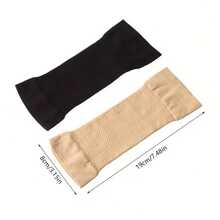 1 Paar schlanke Armstulpen - Sauna-Schweißbänder für verbesserte Trainingsergebnisse, leichte langärmelige Armstulpen, Ellbogenstulpen für Training, Fitness, Sport, Yoga Zubehör, Sportzubehör, Fitnesszubehör - Verschiedenfarbig - Übersicht 4