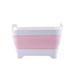 Collapsible Basket, Kitchen Sink, Collapsible Square Vegetable Washing Basin, Adjustable Drainage Basket, Portable Fruit And Vegetable Washing And Storage Box. Tool Storage Basket, Children's Toy Storage Basket - 1 - View 4