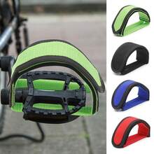 4 Colors Nylon Anti-Slip Bicycle Pedal Strap, Adjustable Fixed Tooth Bicycle Pedal Strap, Outdoor Cycling Accessories - Multicolor - View 2