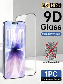 CASECOPS 1pc High Definition Tempered Glass Screen Protector, Compatible With IPhone 18 Pro Max/18 Pro/17Air/17E/17/17 Promax/16 Promax/15 Promax/14 Promax/13 Promax/12 Promax/17 Pro/16 Pro/15pro/14 Pro/17air/16/15/14/13/12/11 And Other Series, Reinforced Tempered Glass Protection, Ultra Durable, Enhanced - Clear - View 1