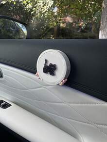 1pc Colorful Polka Dot Black Cat Car Cup Holder, Foldable Cup Holder For Milk Tea, Coffee And Drinks, Acrylic Running Cat Car Door Side Storage Foldable Cup Holder, No-Drill Car Interior Coffee Storage Rack, Home Dorm Wall-Mounted Cup Storage Rack, Foldable Cup Holder Cup Storage Rack, Multi-Functional Foldable Car Cup Holder - A - View 1