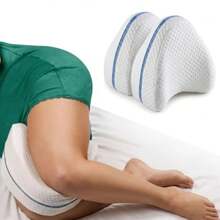 Archy 2 Piezas Almohada para Piernas Descanso Mayor Confort Ortopedica Ergonómica Memory Foam Confort Cojin para Piernas Rodillas Cadera Espalda Ciática Articulaciones 11141X2 - Multicolor - Ver 1