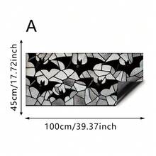 1pc Halloween Bat, Spider, And Ghost Privacy Window Film, Reusable PVC Electrostatic Adsorption Window Film, Suitable For Bathrooms, Bedrooms, Kitchens, And Home Decor. - Multicolor - View 8