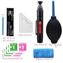 6-In-1 Camera Cleaning Kit, Suitable For Camera, Laptop Screen, Keyboard, Includes Air Blower, Lens Cloth, Sensor Cleaning Tool, Dust Cleaning Pen, Lens Cleaning Brush, Multi-Function Cleaning Set - View 2