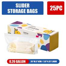 60pcs/50Pcs/45Pcs/25Pcs/15Pcs Assorted Sizes Ziplock Food Storage Bags In Dispenser Box, Leakproof Reusable Seal Bags With Cute Cartoon Prints, Easy-Tear Clear Plastic Food Bags For Snacks Fruits Vegetables Meal Prep Travel Organization - Yellow - View 16